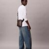 Allover Emblem Logo Reporter Bag Allover Emblem Logo Reporter Bag