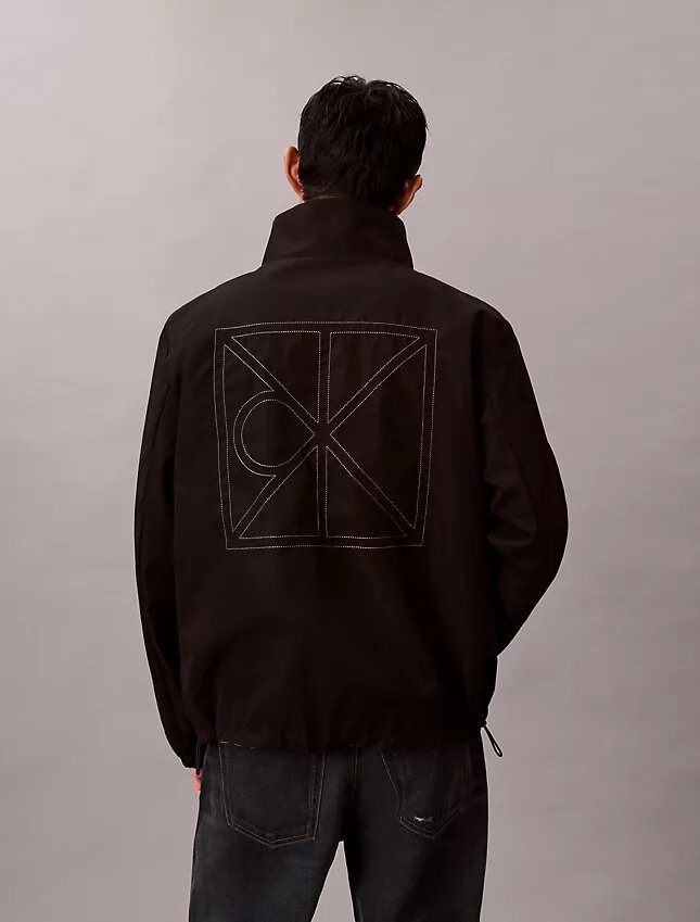 Allover Emblem Logo Reversible Jacket Allover Emblem Logo Reversible Jacket