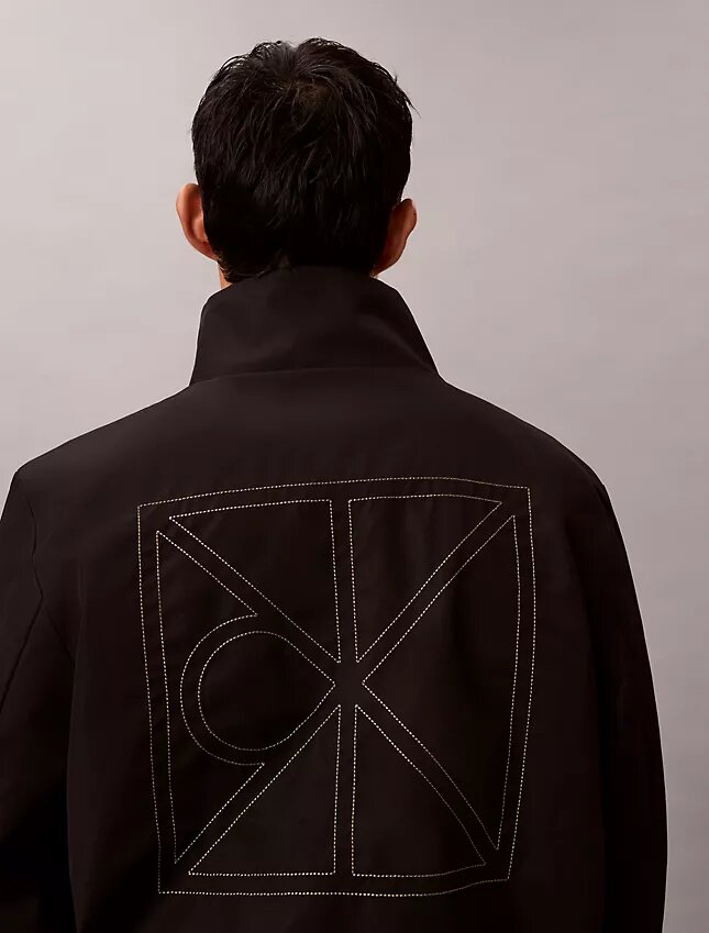Allover Emblem Logo Reversible Jacket Allover Emblem Logo Reversible Jacket