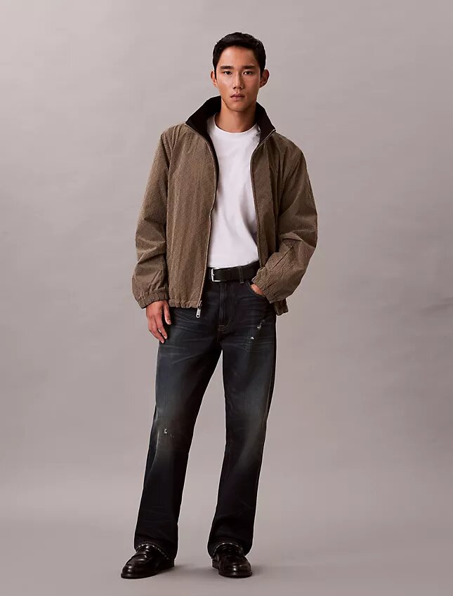 Allover Emblem Logo Reversible Jacket Allover Emblem Logo Reversible Jacket