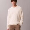 Allover Emblem Logo Ribbed Sweater Allover Emblem Logo Ribbed Sweater