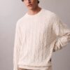 Allover Emblem Logo Ribbed Sweater Allover Emblem Logo Ribbed Sweater