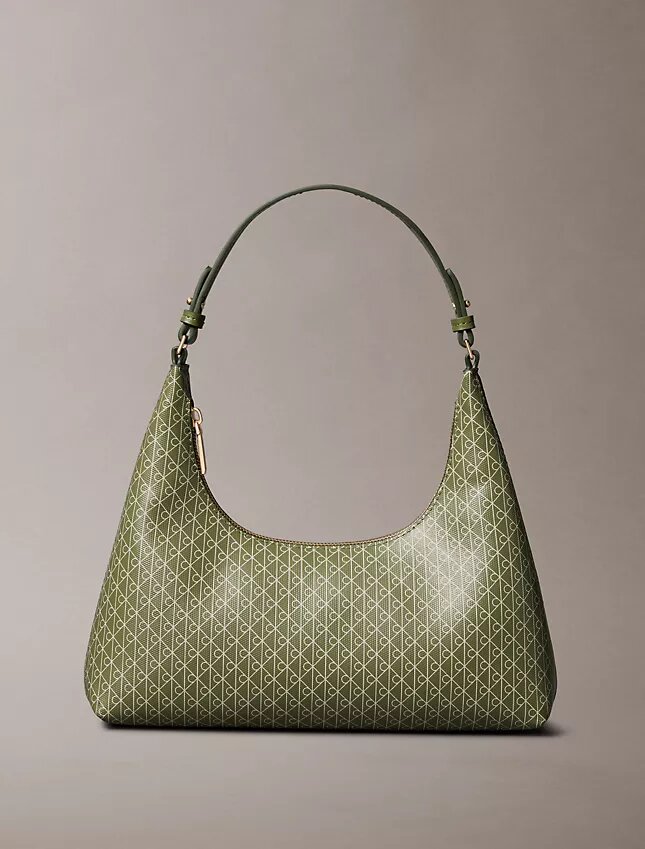 Allover Emblem Logo Shoulder Bag Allover Emblem Logo Shoulder Bag
