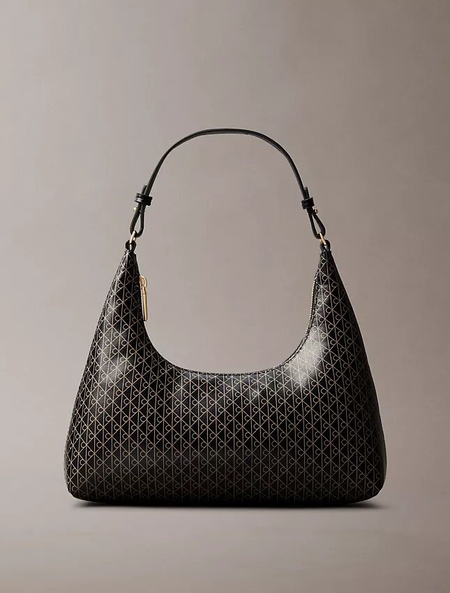 Allover Emblem Logo Shoulder Bag Allover Emblem Logo Shoulder Bag