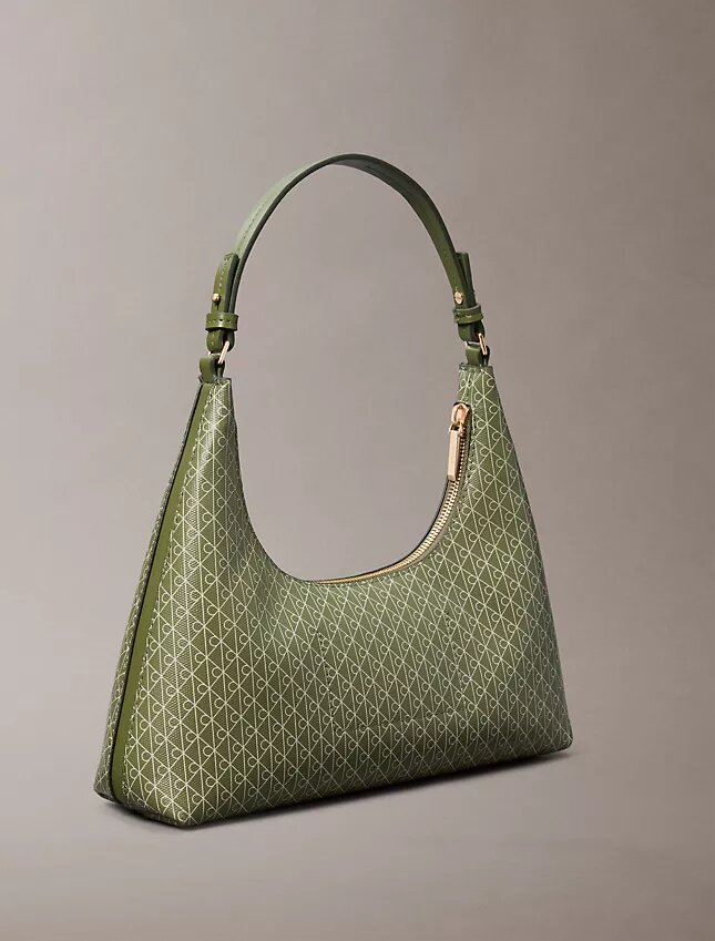 Allover Emblem Logo Shoulder Bag Allover Emblem Logo Shoulder Bag