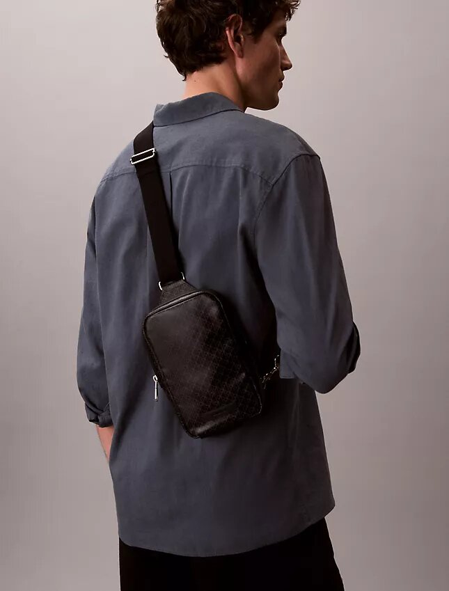 Allover Emblem Logo Sling Bag Allover Emblem Logo Sling Bag