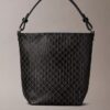 Allover Emblem Logo Small Bucket Bag with Pouch Allover Emblem Logo Small Bucket Bag with Pouch