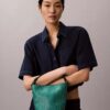 Allover Emblem Logo Small Bucket Bag with Pouch Allover Emblem Logo Small Bucket Bag with Pouch