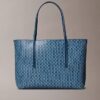 Allover Emblem Logo Small Tote Bag with Pouch Allover Emblem Logo Small Tote Bag with Pouch