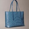 Allover Emblem Logo Small Tote Bag with Pouch Allover Emblem Logo Small Tote Bag with Pouch