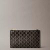 Allover Emblem Logo Top Zip Card Case