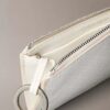 Allover Emblem Logo Top Zip Card Case
