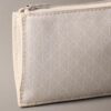 Allover Emblem Logo Top Zip Card Case