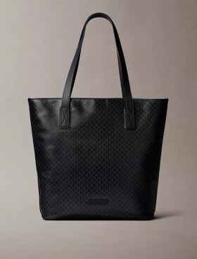 Allover Emblem Logo Tote Bag Allover Emblem Logo Tote Bag
