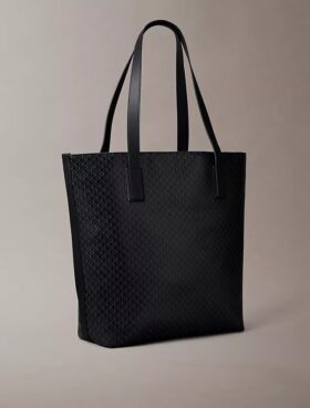 Allover Emblem Logo Tote Bag Allover Emblem Logo Tote Bag