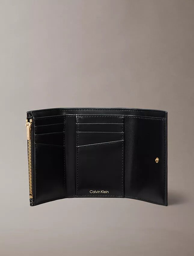 Allover Emblem Logo Trifold Wallet Allover Emblem Logo Trifold Wallet