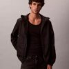 Allover Emblem Logo Windbreaker Jacket Allover Emblem Logo Windbreaker Jacket