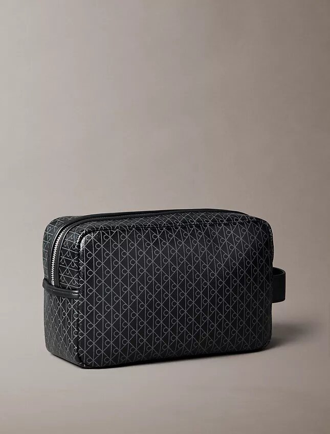 Allover Emblem Logo Zip Dopp Kit Allover Emblem Logo Zip Dopp Kit