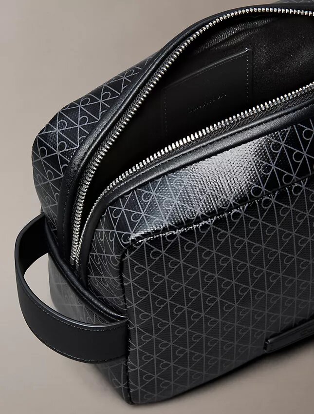 Allover Emblem Logo Zip Dopp Kit Allover Emblem Logo Zip Dopp Kit