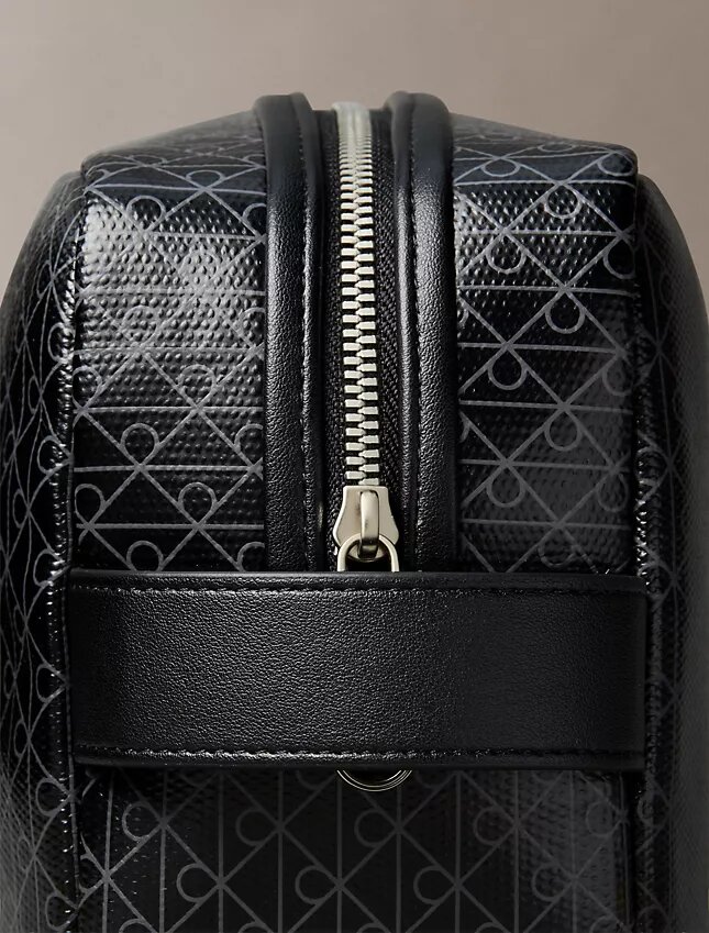 Allover Emblem Logo Zip Dopp Kit Allover Emblem Logo Zip Dopp Kit