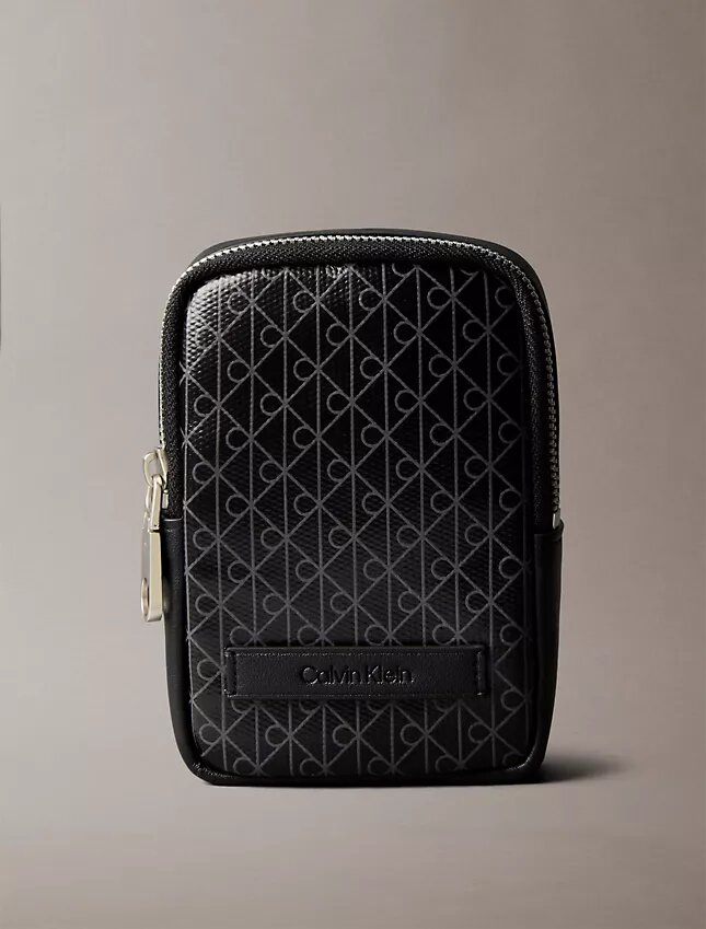 Allover Emblem Logo Zip Pouch Allover Emblem Logo Zip Pouch