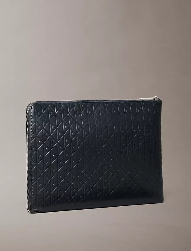 Allover Emblem Logo Zip Pouch Allover Emblem Logo Zip Pouch
