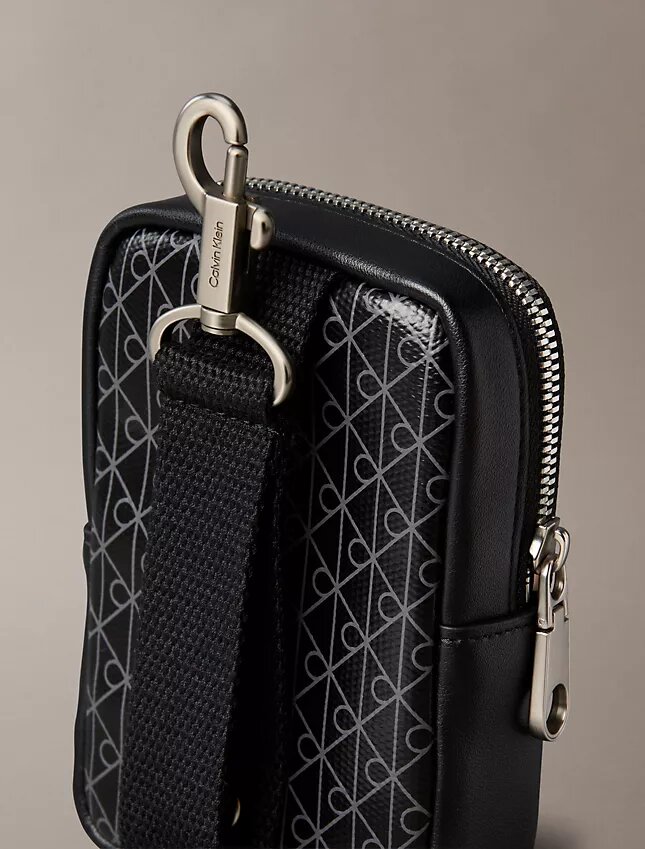 Allover Emblem Logo Zip Pouch Allover Emblem Logo Zip Pouch