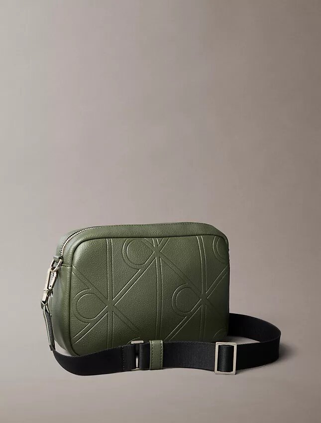 Allover Embossed Emblem Logo Camera Bag Allover Embossed Emblem Logo Camera Bag