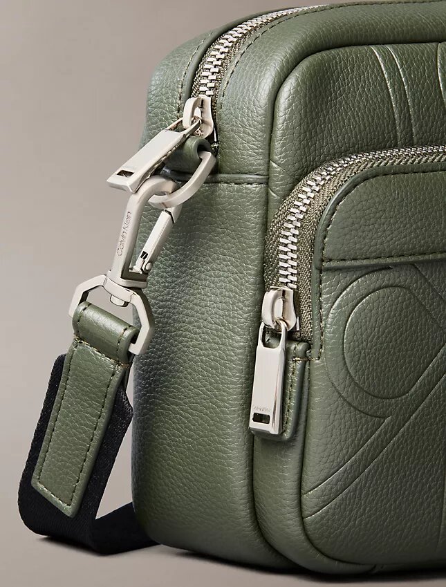 Allover Embossed Emblem Logo Camera Bag Allover Embossed Emblem Logo Camera Bag