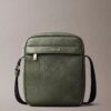 Allover Embossed Emblem Logo Reporter Bag Allover Embossed Emblem Logo Reporter Bag