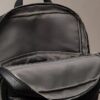 Allover Embossed Emblem Logo Round Backpack