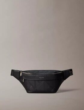 Allover Embossed Emblem Logo Waistpack