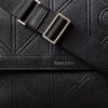 Allover Embossed Emblem Messenger Bag Allover Embossed Emblem Messenger Bag