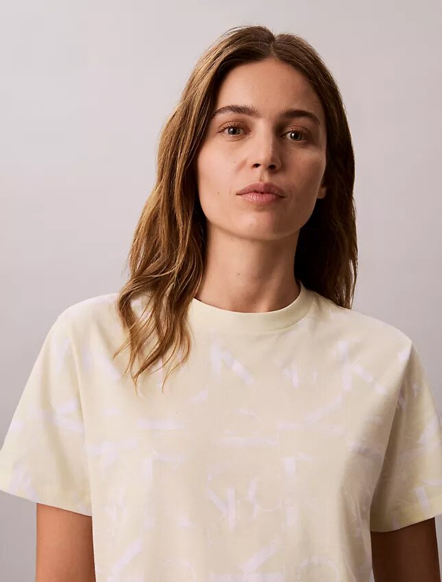 Allover Faded Monogram Classic T-Shirt Allover Faded Monogram Classic T-Shirt
