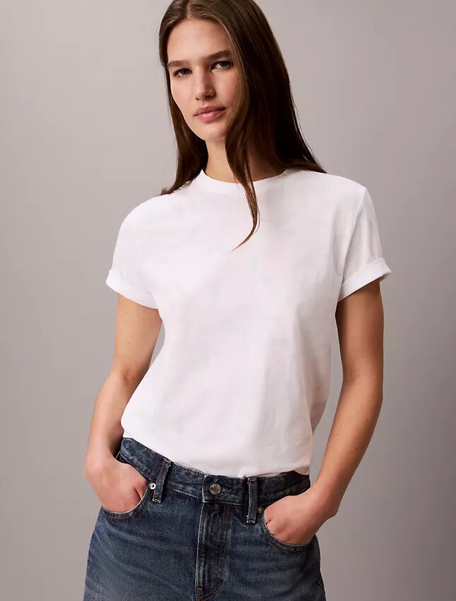 Allover Faded Monogram Classic T-Shirt Allover Faded Monogram Classic T-Shirt