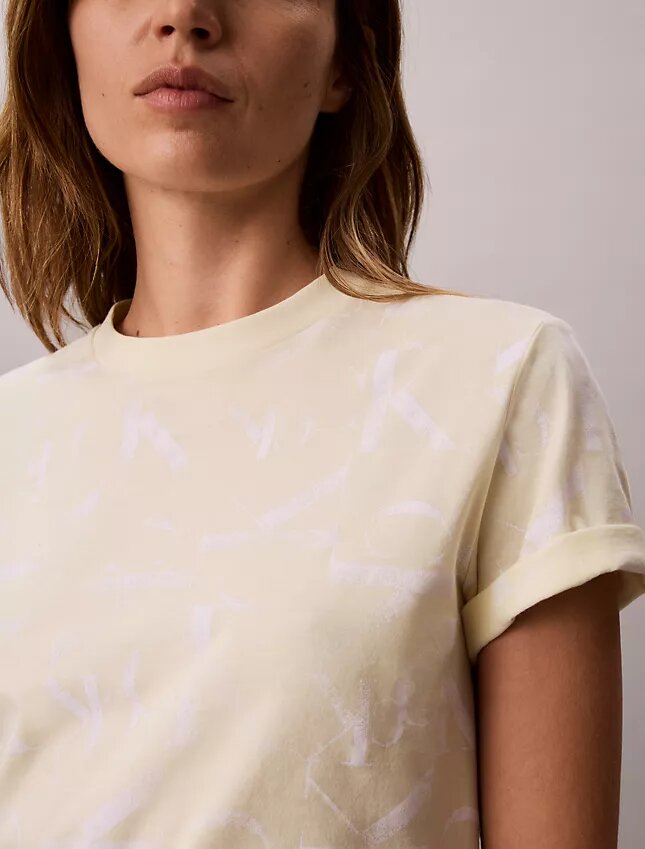 Allover Faded Monogram Classic T-Shirt Allover Faded Monogram Classic T-Shirt