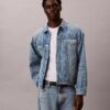 Allover Monogram 90S Denim Trucker Jacket Allover Monogram 90S Denim Trucker Jacket