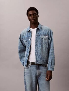 Allover Monogram 90S Denim Trucker Jacket
