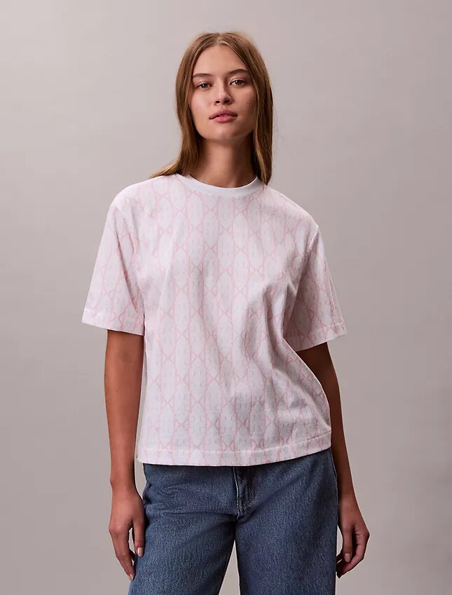 Allover Monogram Boxy T-Shirt Allover Monogram Boxy T-Shirt