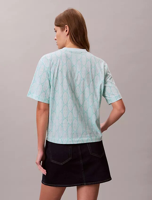 Allover Monogram Boxy T-Shirt Allover Monogram Boxy T-Shirt