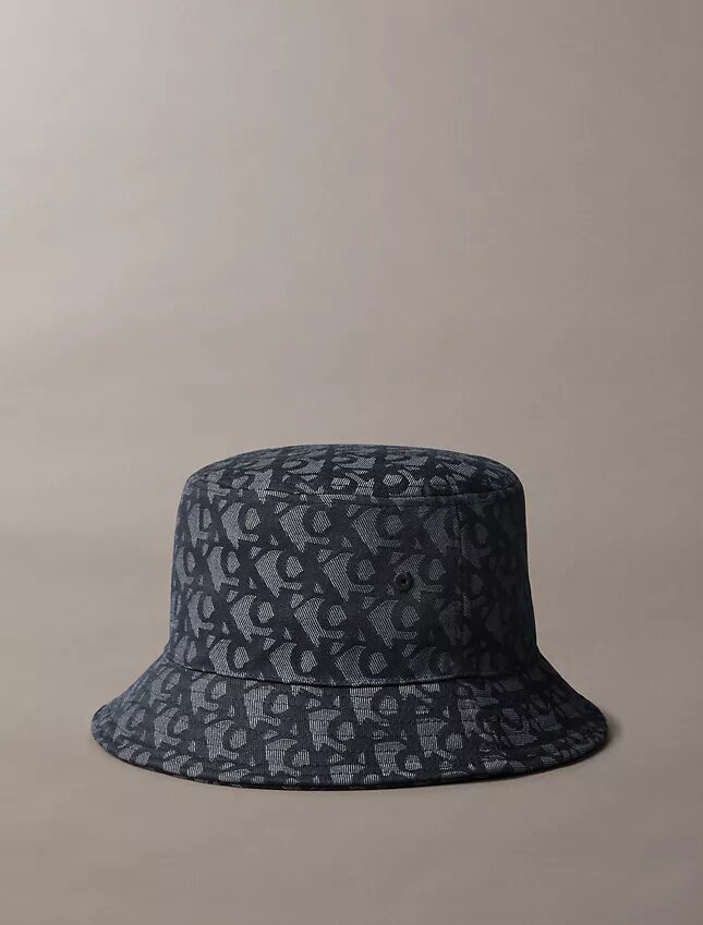 Allover Monogram Jacquard Bucket Hat Allover Monogram Jacquard Bucket Hat