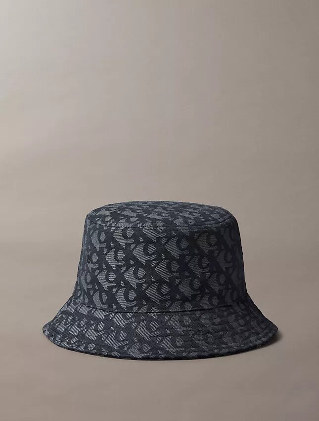 Allover Monogram Jacquard Bucket Hat Allover Monogram Jacquard Bucket Hat
