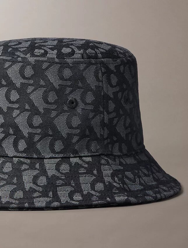Allover Monogram Jacquard Bucket Hat Allover Monogram Jacquard Bucket Hat