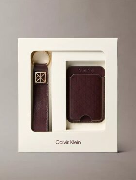 Allover Monogram Key Fob and Card Case
