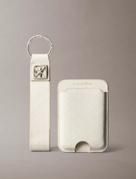 Allover Monogram Key Fob and Card Case