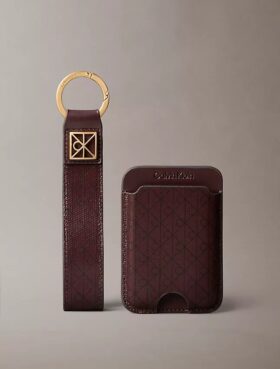 Allover Monogram Key Fob and Card Case