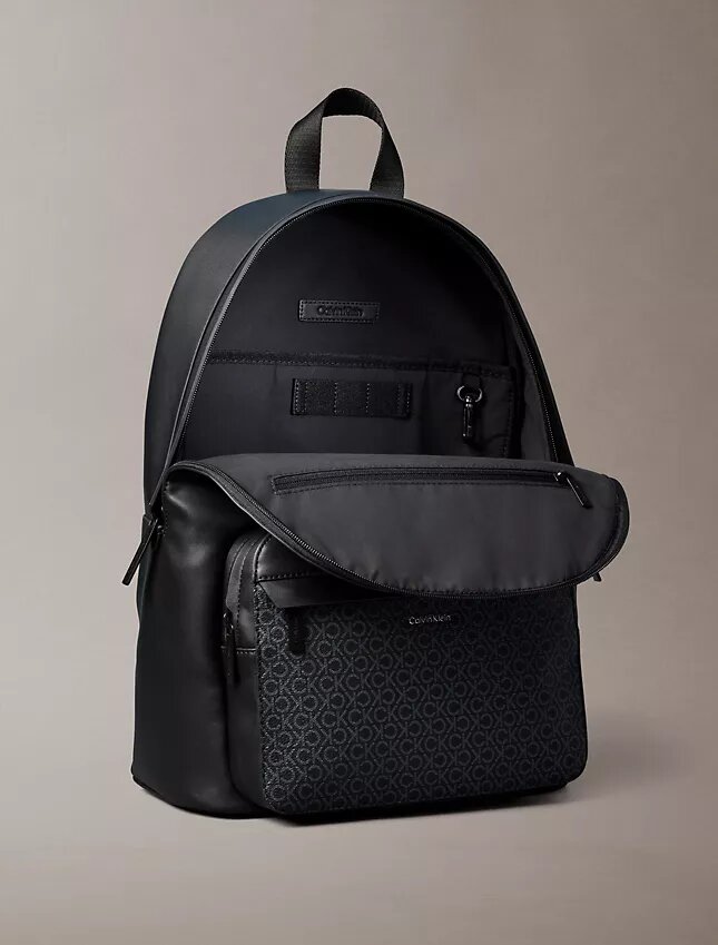 Allover Monogram Logo Backpack Allover Monogram Logo Backpack