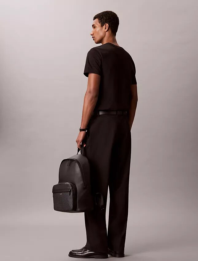 Allover Monogram Logo Backpack Allover Monogram Logo Backpack