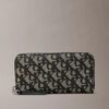 Allover Monogram Long Zip Wallet