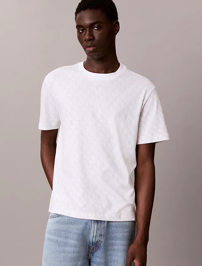 Allover Monogram Relaxed T-Shirt Allover Monogram Relaxed T-Shirt
